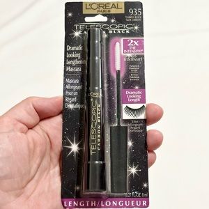 L’Oreal Telescopic Lengthening Mascara - 935 Carbon Black - New In Packaging
